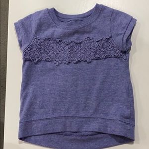 Carter’s Purple Shirt with Lace